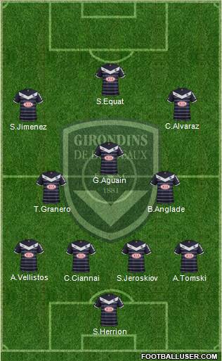 FC Girondins de Bordeaux Formation 2012