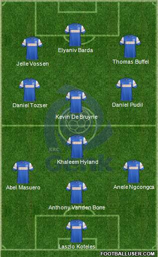 K Racing Club Genk Formation 2012