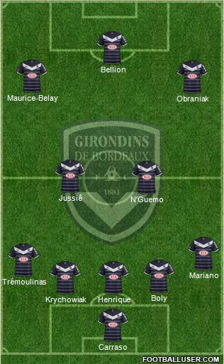 FC Girondins de Bordeaux Formation 2012