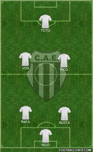 Estudiantes de Buenos Aires Formation 2012