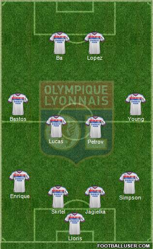 Olympique Lyonnais Formation 2012