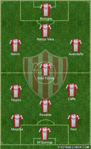 Unión de Santa Fe Formation 2012
