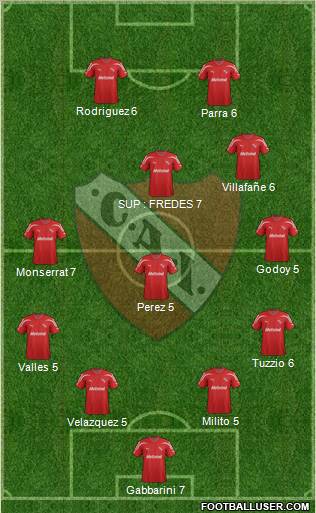 Independiente Formation 2012