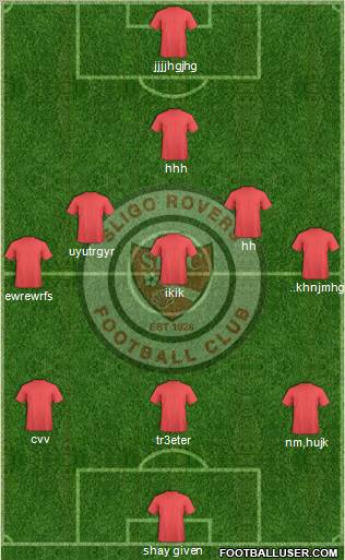 Sligo Rovers Formation 2012