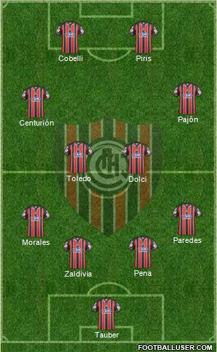 Chacarita Juniors Formation 2012