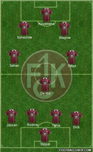1.FC Kaiserslautern Formation 2012