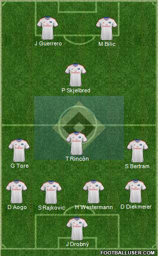 Hamburger SV Formation 2012