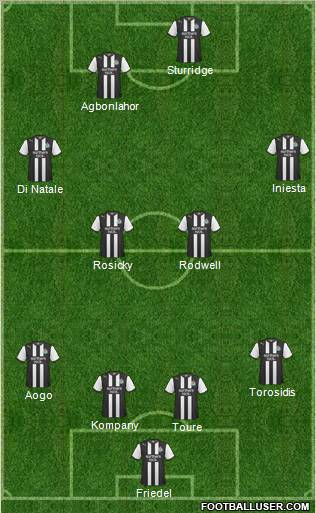 Newcastle United Formation 2012