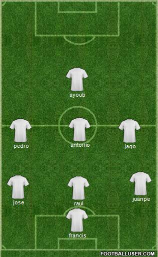 World Cup 2010 Team Formation 2012