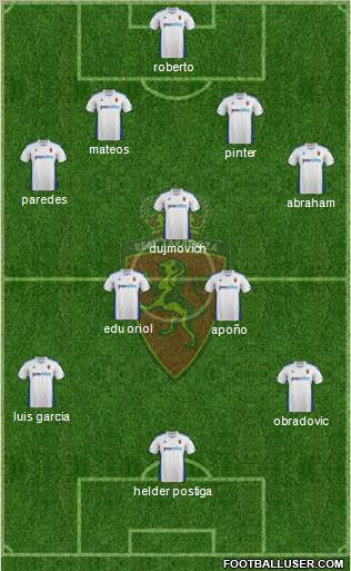 R. Zaragoza S.A.D. Formation 2012