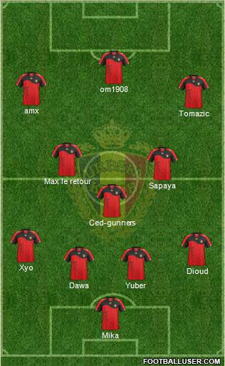 Belgium Formation 2012