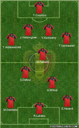 Belgium Formation 2012