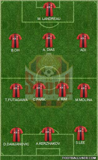 FC Seoul Formation 2012