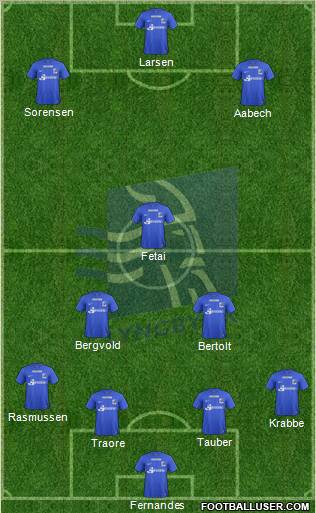 Lyngby Boldklub af 1921 Formation 2012