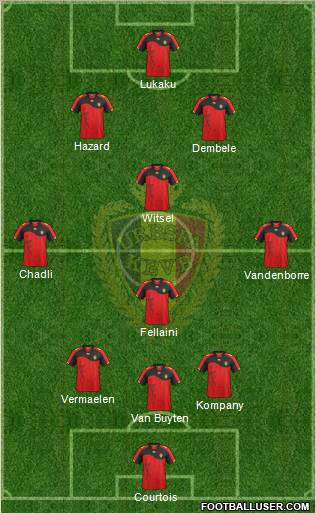 Belgium Formation 2012