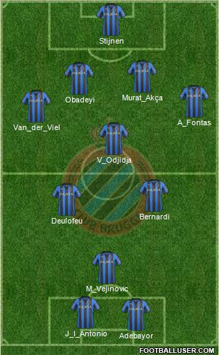 Club Brugge KV Formation 2012