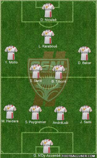 A.S. Nancy Lorraine Formation 2012