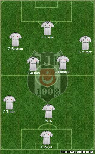 Besiktas JK Formation 2012