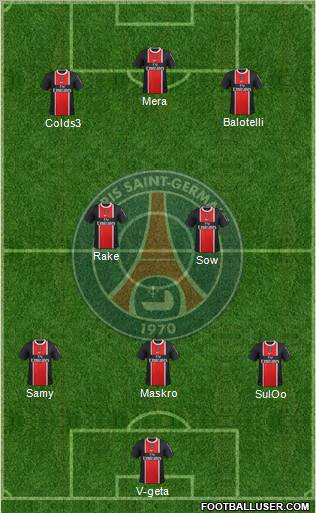 Paris Saint-Germain Formation 2012