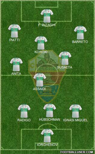 Elche C.F., S.A.D. Formation 2012