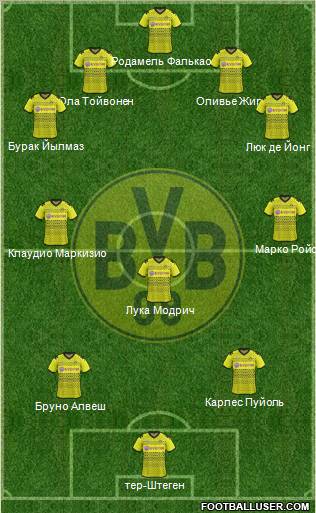 Borussia Dortmund Formation 2012