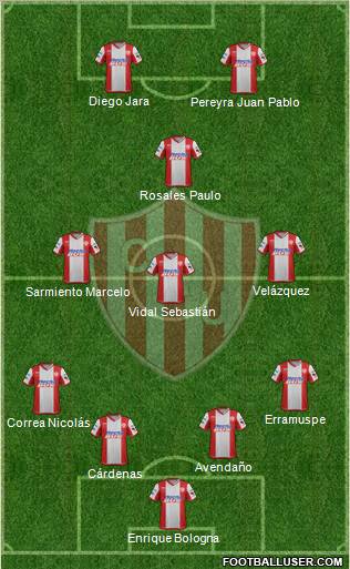 Unión de Santa Fe Formation 2012