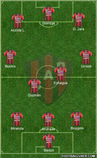 Patronato de Paraná football formation