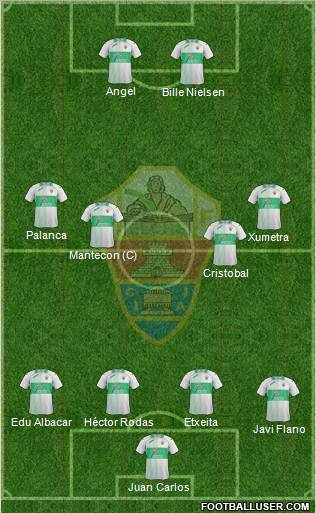Elche C.F., S.A.D. Formation 2012