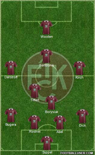 1.FC Kaiserslautern Formation 2012