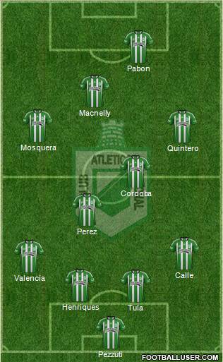 CDC Atlético Nacional Formation 2012