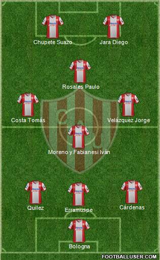 Unión de Santa Fe Formation 2012