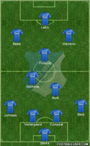 TSG 1899 Hoffenheim Formation 2012