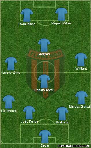 Flamengo EC de Arcoverde Formation 2012