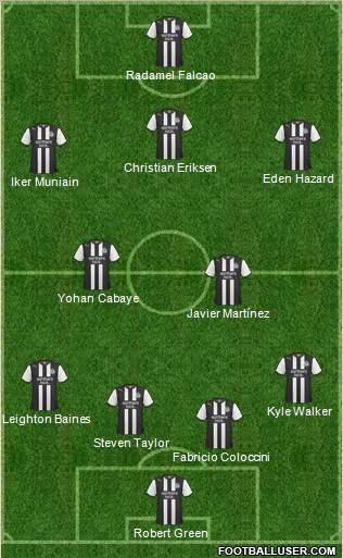 Newcastle United Formation 2012