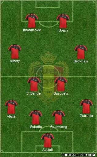 Belgium Formation 2012
