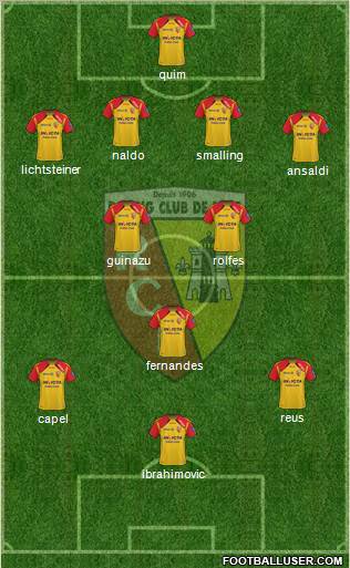 Racing Club de Lens Formation 2012