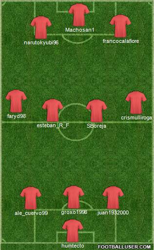 Pro Evolution Soccer Team Formation 2012