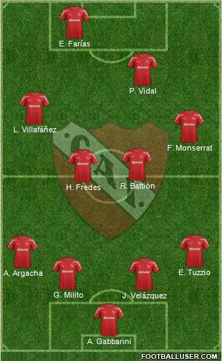 Independiente Formation 2012