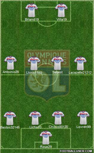 Olympique Lyonnais Formation 2012