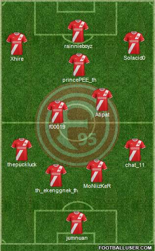 Fortuna Düsseldorf Formation 2012
