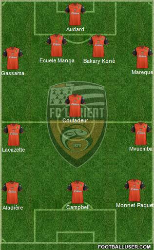 FC Lorient Bretagne Sud Formation 2012