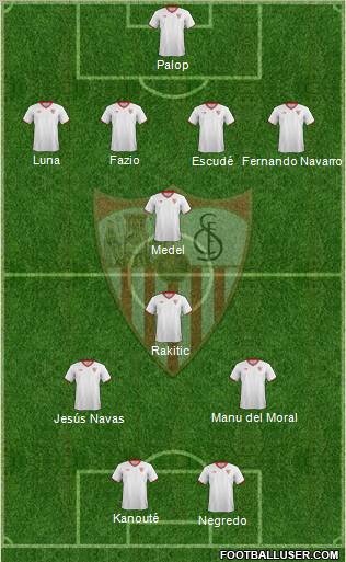 Sevilla F.C., S.A.D. Formation 2012