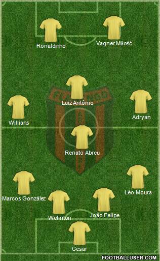 Flamengo EC de Arcoverde Formation 2012