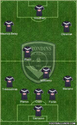 FC Girondins de Bordeaux Formation 2012