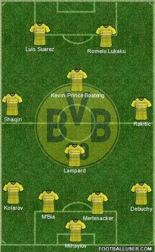 Borussia Dortmund Formation 2012