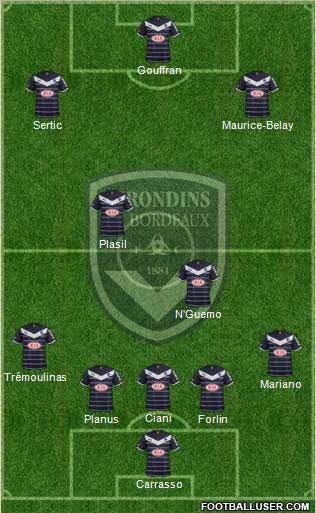 FC Girondins de Bordeaux Formation 2012