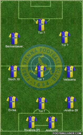 First Vienna FC 1894 Formation 2012