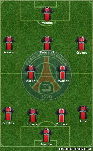 Paris Saint-Germain Formation 2012