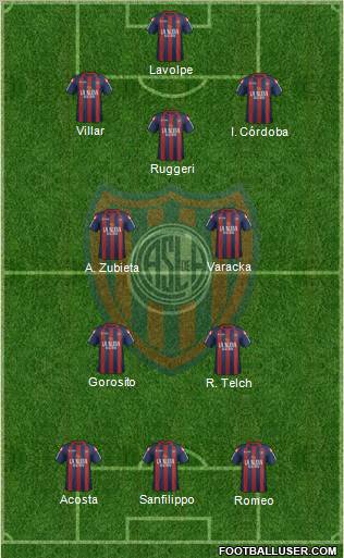 San Lorenzo de Almagro Formation 2012
