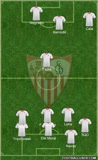 Sevilla F.C., S.A.D. Formation 2012
